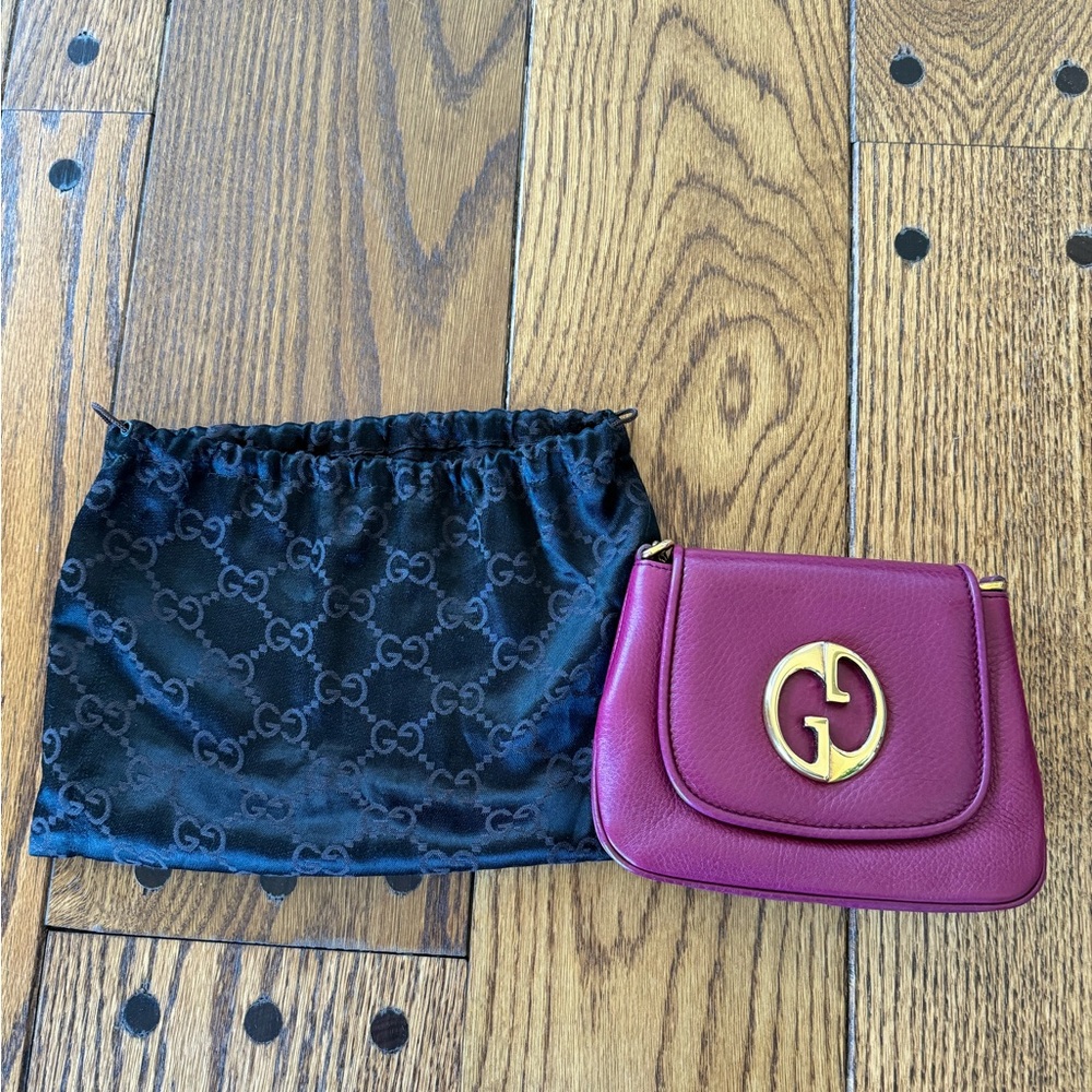 AUTH GUCCI 1973 Chain Shoulder Bag
